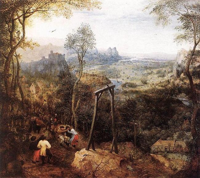 Pieter Bruegel the Elder Magpie on the Gallow oil painting picture